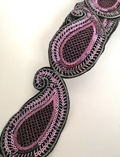 Multicoloured Iron On Paisley