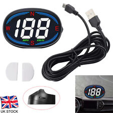Car New Mini Digital GPS Speedo Speed MPH KM/H HUD Head Up Display Speedometer