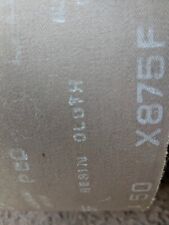 Floor Sanding sander ALUMINUM OXIDE  RESIN  CLOTH 5" wide P50 X875F  grinder 50