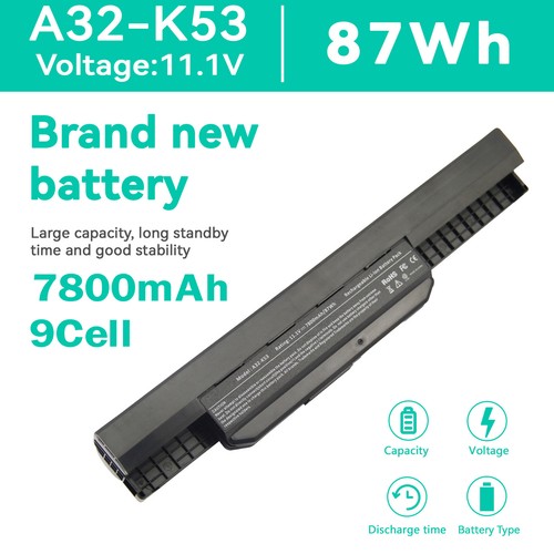 87wh a32 k53 battery - 87wh, a32-k53