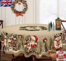 Vintage Christmas Tablecloth