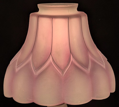 American 1920 art glass lamp - american, 1920's