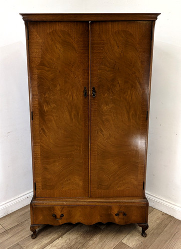 Wardrobe vintage walnut - wardrobe,