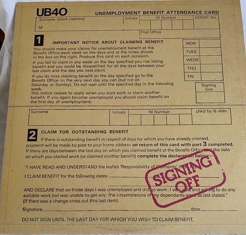 Ub40 signing off - signing,
