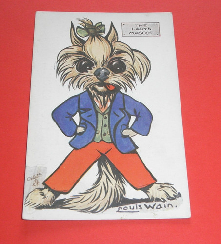 Original louis wain signed - original,