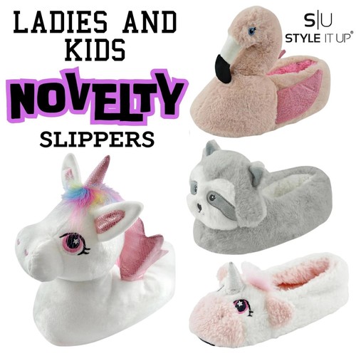 Girls ladies animal - animal, slippers