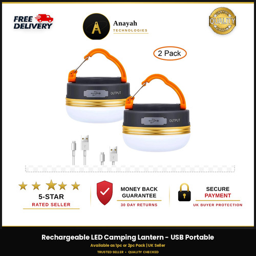 Rechargeable camping lantern - rechargeable,