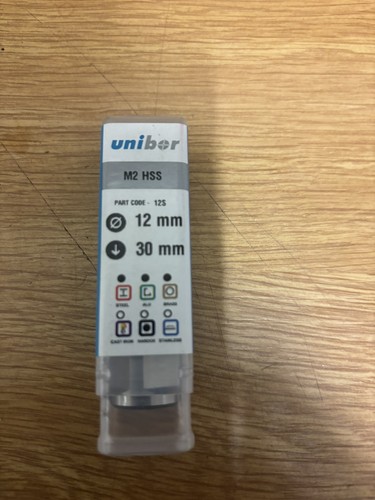 Unibor 12mm 30mm depth - unibor, 12mm,