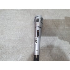 Goodmans Dynamic Microphone Black Silver Wired Handheld Vocal Mic 3.5mm Jack