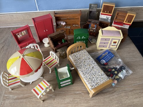 Vintage dolls house furniture - dolls,