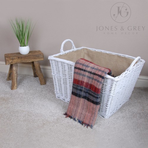Large white wicker - large,