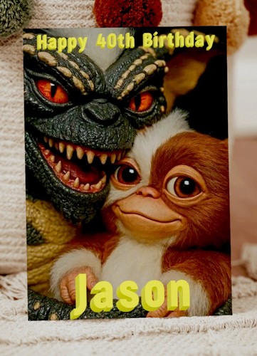 Gremlins personalised birthday - gremlins,