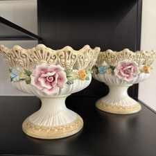 Set of 2 Vintage Porcelain