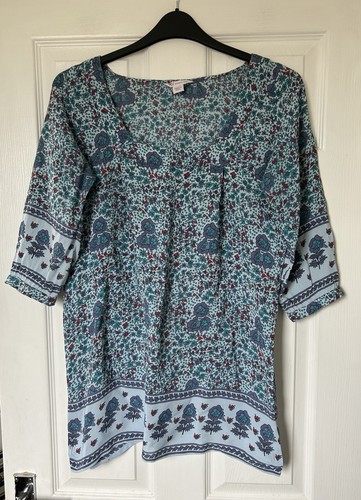 Glamorosa blue boho - blue, floral