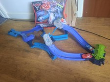 Disney Cars 2 Tokyo Spinout Track Set Pixar From 2010 Boxed By Mattel