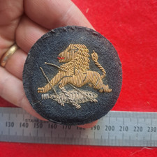 British South Africa Police BSAP Rhodesia Women Officers Embroidered Cap Badge