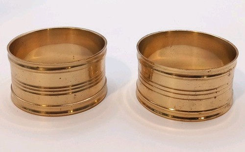 Pair vintage round - a, ridged