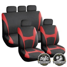 FOR ROVER - 9pc Red Seat Cover