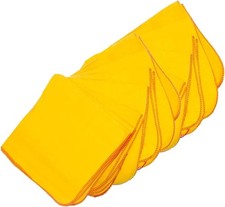 5 x Yellow Dusters 100% Soft