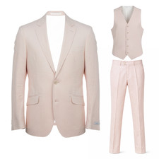 Gianni Feraud Pink Linen Blend