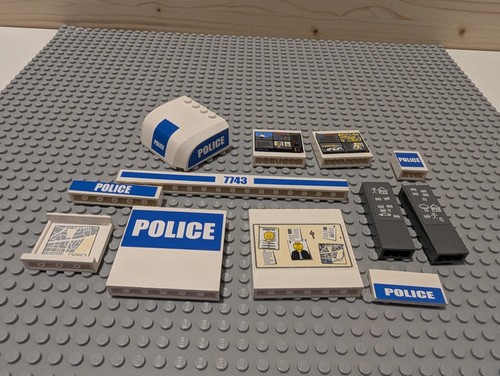 Lego city police stickered - lego,