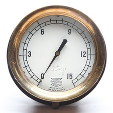 Vintage Brass Crosby Pressure