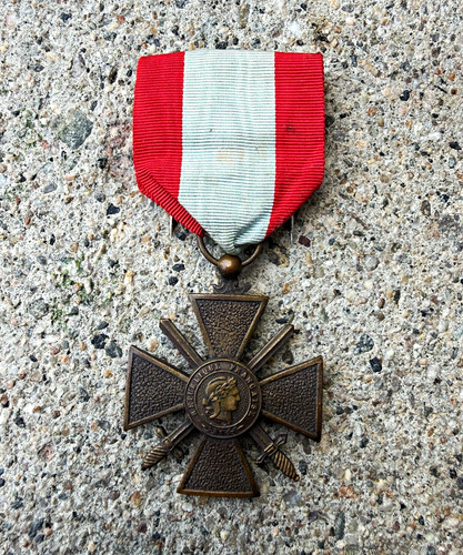 French croix guerre cross - french,