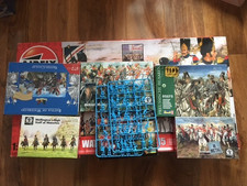 Airfix 1/72 Battle of Waterloo set plus extra 7 sets of figures (plastic/metal)