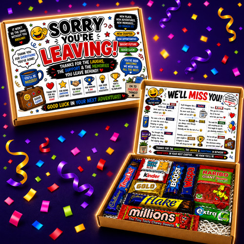 Sorry your leaving - your, chocolate