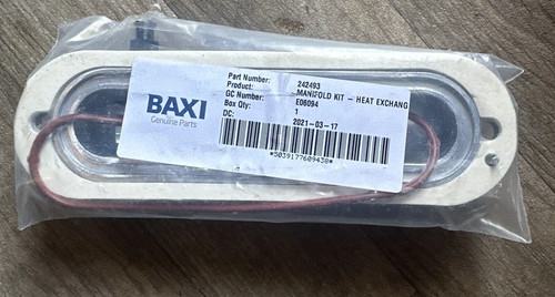 Baxi heat exchanger - heat, manifold