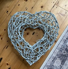 Shabby Chic Next 3D Medium Wicker Love Wedding Heart (possible flower wreath)