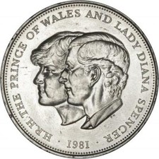 1981 Royal Wedding Coin - HRH