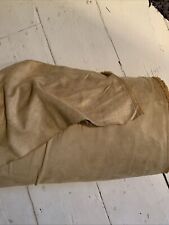 3 Metres Caramel Faux Suede Fabric Dressmaking Curtains Crafts W140cm