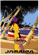 JAMAICA CUBA A3 vintage retro travel & railways posters art print Wall Decor #3