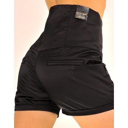 High waist hot pants - pants, stretch