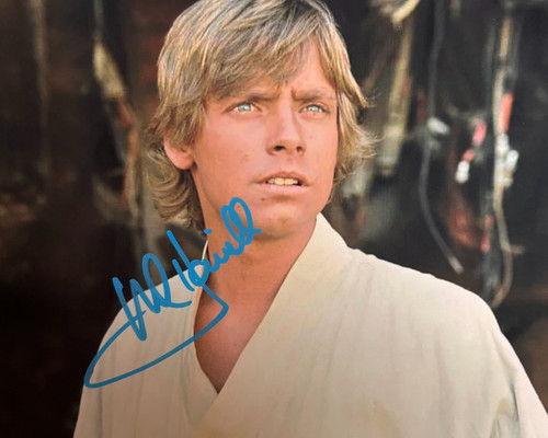 Mark hamill signed 8x10 - mark,
