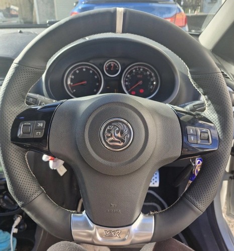 Leather steering wheel cover - wheel,