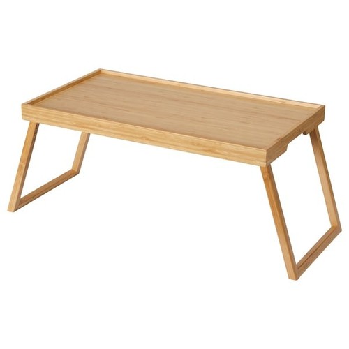 Bamboo bed tray - tray, legs