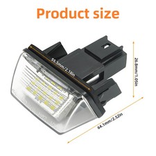 2x Rear Number Plate Light For