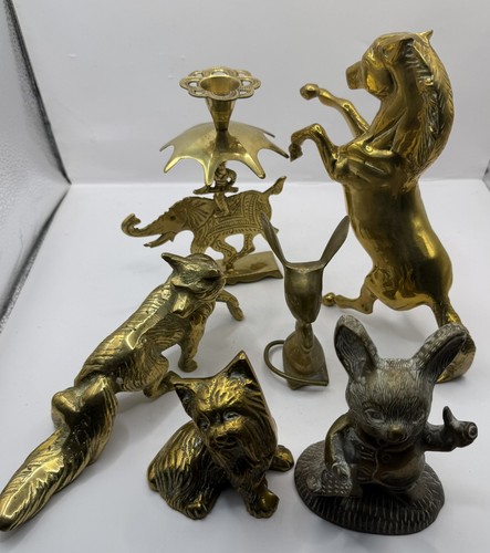 Vintage brass animal - vintage,