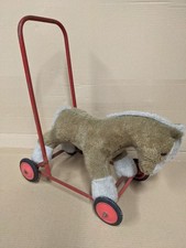 Vintage Horse On Wheels Push-A-Long Walker 50s 60s 70s Deans Childplay Toys Dog