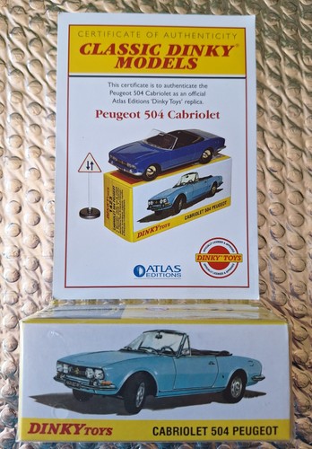 Dinky toys 1423 - peugeot, 504
