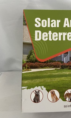 Solar animal deterrent
