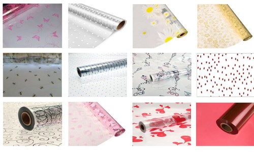 Cellophane wrap hampers - wrap,