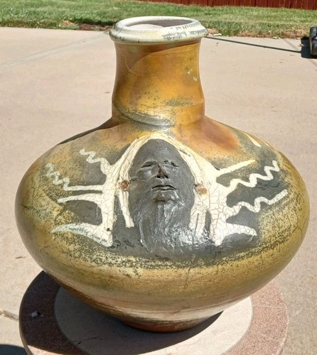 1960s 70s large pottery hand - large,