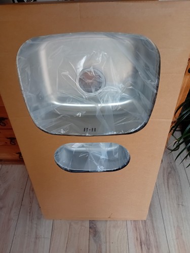 Stainless steel kitchen sink - kitchen,
