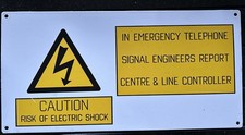 Original CAUTION Enamel