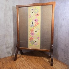 Large Embroidered Fire Screen