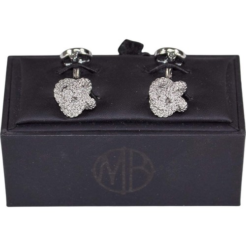 Silver cufflinks - mb,