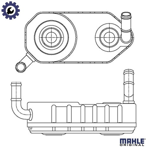 Oil cooler automatic - oil,